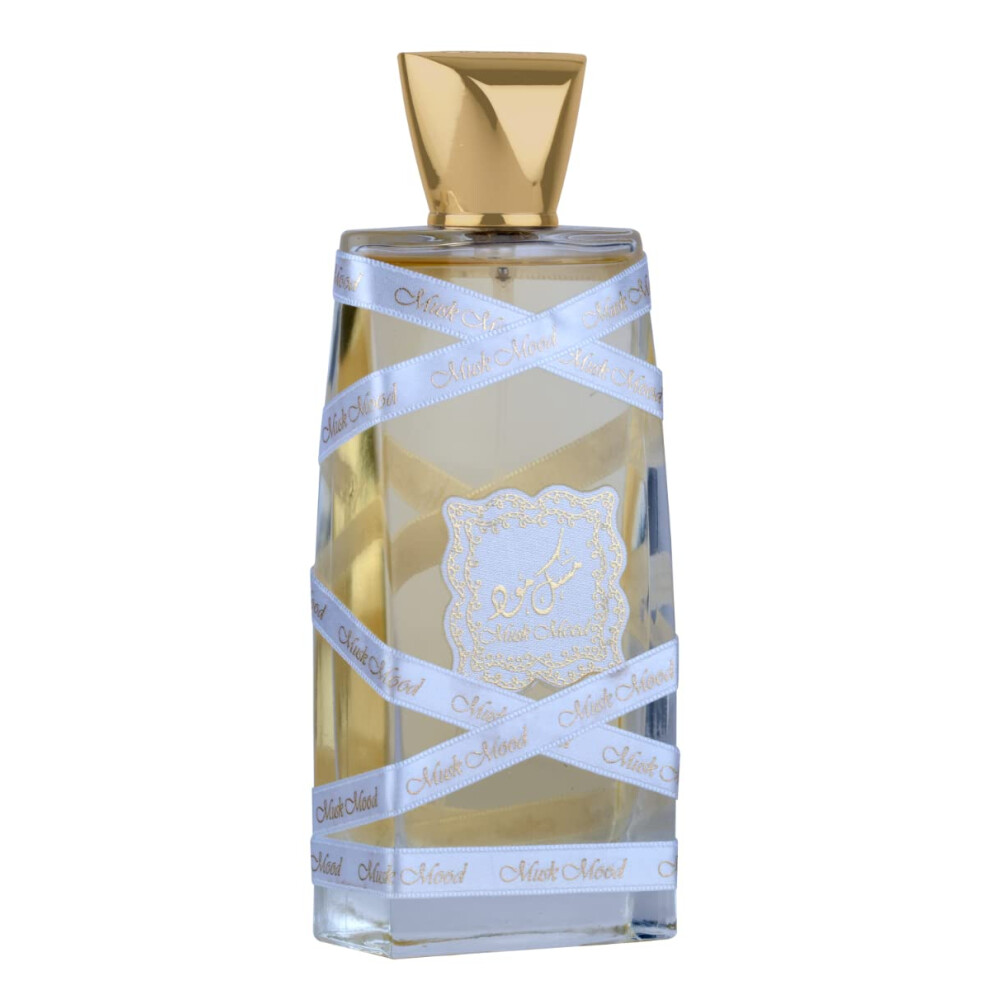 Lattafa Musk Mood Edp - 100 Ml (34 Oz) I Perfect White Musk Scent I Fine,Light Perfume With Comforting White Musk I Main Accords: White Musk, Florals, Woody,
