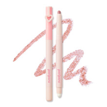 Peripera MOOD IN SHADE EYE STIC Inbyggd applikator (Smuger) Smetningssker Enkel applicering Krmig skimrande textur Eye Shadow Stick (P04 GLORY