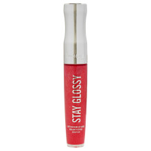 Rimmel Stay Glossy Lipgloss Nicht klebende und leichte Formel fr Lippenfarbe und Glanz 300 Ready to Flamingle .18oz