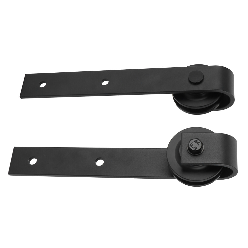 Barn Door Pulley Hanger Carbon Steel Noiseless Roller 75Mm Diameter Strong 4951360184519