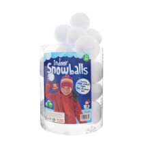 Indoor Snowballs 20-Pack, Soft, Safe, No-Mess Snowball Fight, Ages 3+