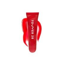 Tower 28 LipSoftie Hydraterende getinte lipbehandelingsbalsem Hydraterend lipmasker voor gebarsten lippen - Bloedsinaasappel Vanillesmaak Pure roodor