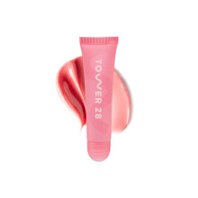 Tower 28 LipSoftie Balsamo idratante colorato per il trattamento delle labbra Maschera idratante per labbra screpolate - Lucido velato al gusto d