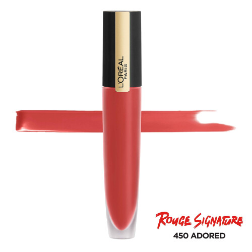 L'Oreal Paris Makeup Rouge Signature Matte Lip Stain, Adored 1