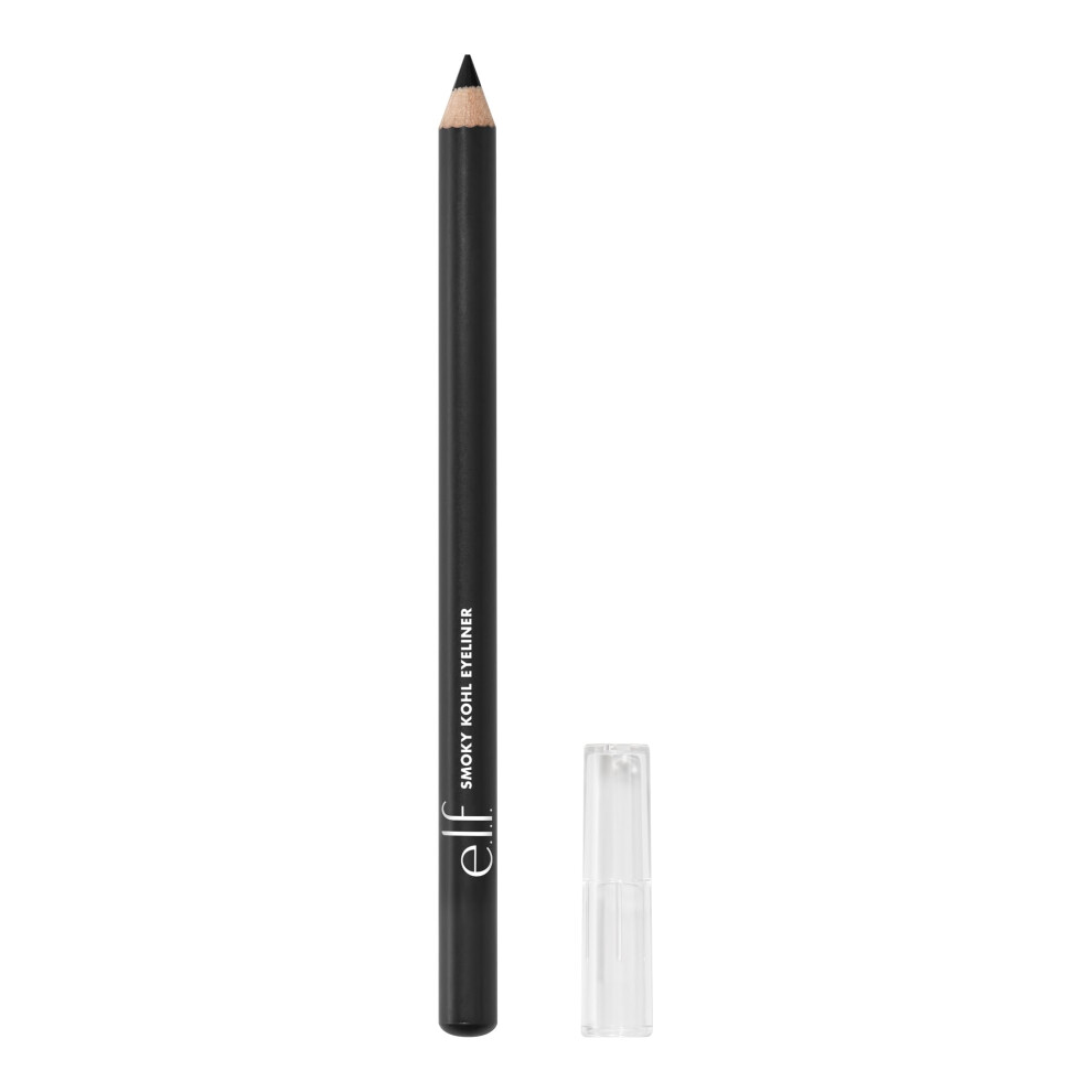 Photos - Eye / Eyebrow Pencil ELF e.l.f. Smoky Kohl Eyeliner Eye Pencil For Creating Long-Lasting Bold High-Pigmented Makeup Looks Vegan & Cruelty-Free Black 