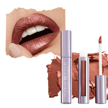 Runway Rogue Silk Glam Rossetto liquido a lunga tenuta Rossetto satinato ricco bronzo dorato Film Noir