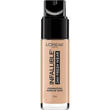 L'Oreal Paris Makeup Infallibile Fino a 24 ore di freschezza Fondotinta leggero Rose Beige 1 Fl Oz.