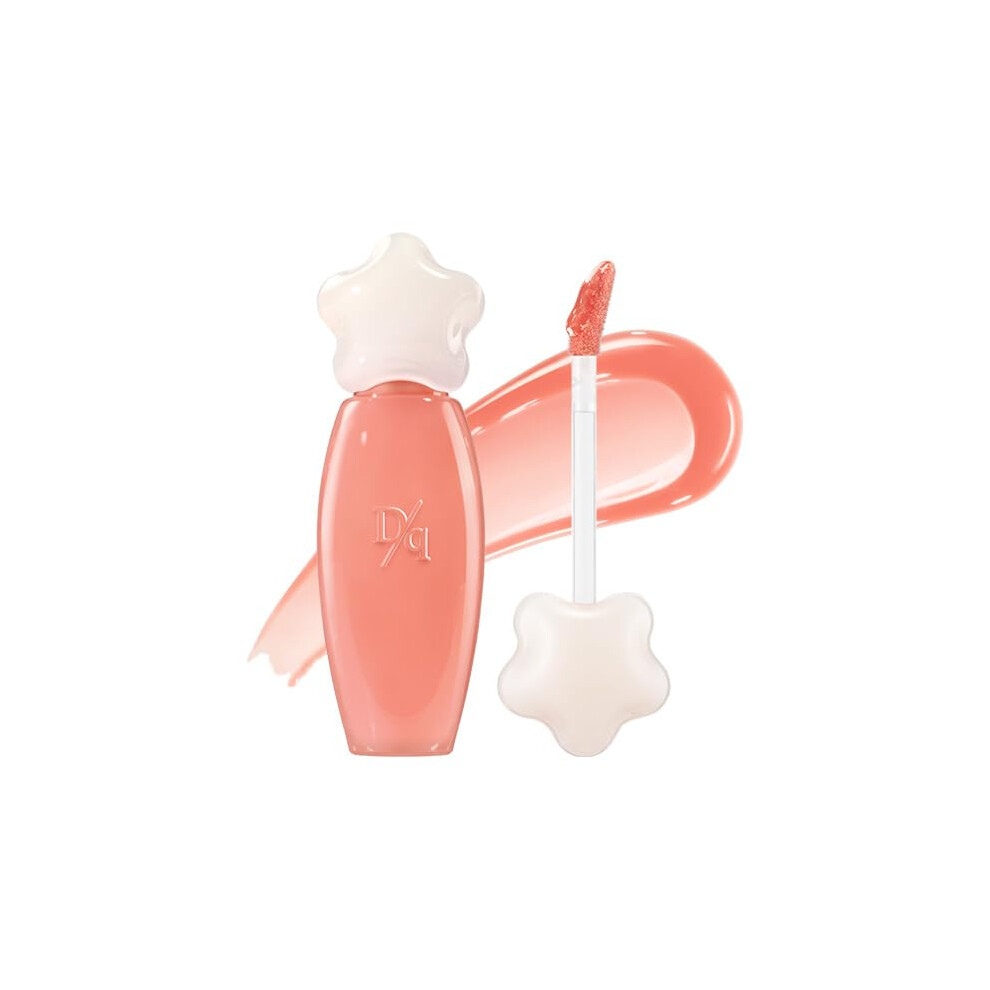 Dasique Pure Water Lip Gloss #02 Bare Pomelo 0.09 Oz | Variety Of Colors | Dewy Gloss | Buildable Gloss Tesxture | Non-Sticky | K-Beauty