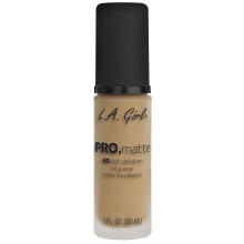 L.A. Girl Pro Matte Foundation, Zachte Beige