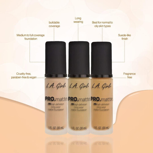 LA Girl Pro Matte Foundation (D0102H2cNSU) 2
