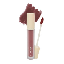 FARMASi Make Up Rossetto liquido opaco a lunga tenuta e ultra confortevole Pigmenti puri organici leggeri ad alto impatto 0,14 fl.oz (Wild Rose)
