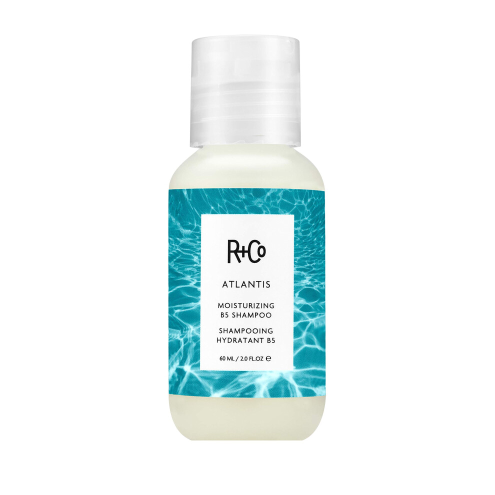 R+Co Atlantis Moisturizing B5 Shampoo | Shine + Tames Frizz + Intense Hydration | Vegan + Cruelty-Free | Vegan + Cruelty-Free | 2 Oz