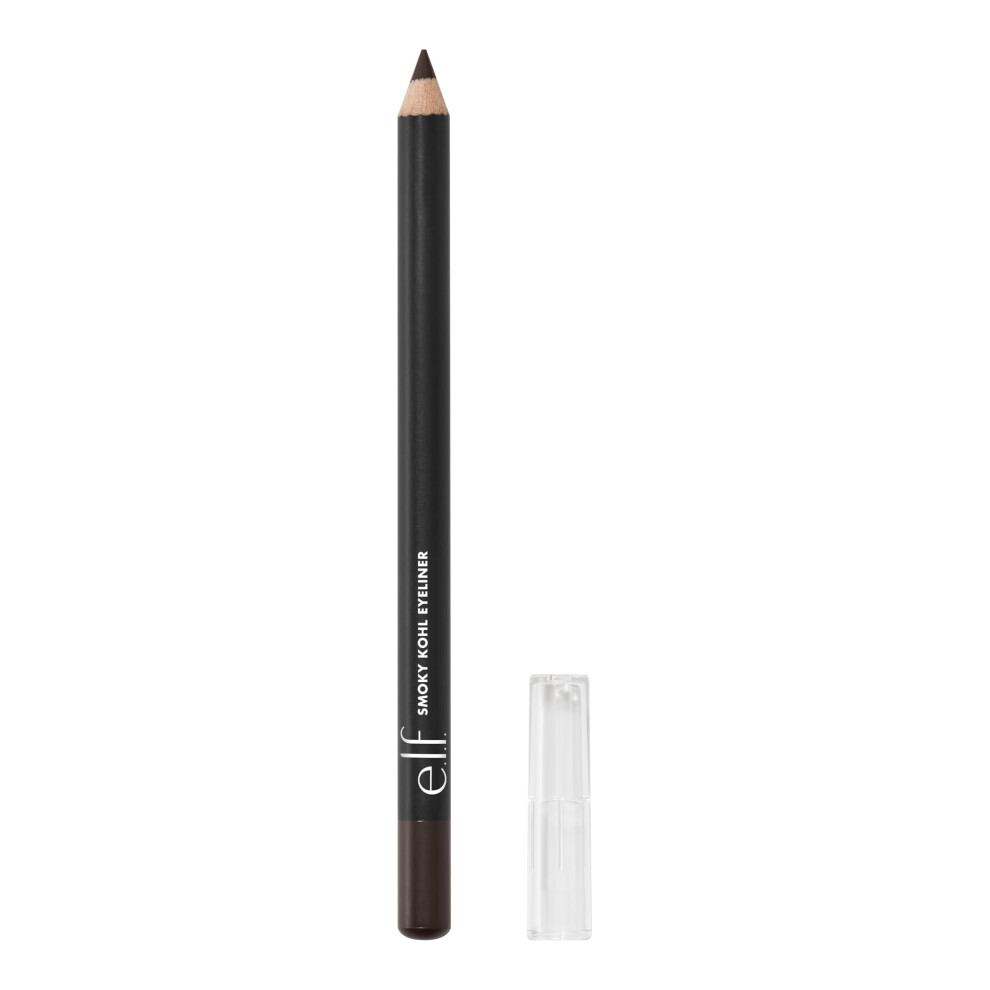 e.l.f. Smoky Kohl Eyeliner Eye Pencil For Creating Long-Lasting Bold High-Pigmented Makeup Looks Vegan & Cruelty-Free French Roast-image-OPC-PMX9QHC-NEW