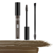 Vandt?t ?jenbrynsgel til langtidsholdbar makeup Semi-permanent ?jenbrynsgel Svedbestandig fuld naturlig brynpen tonet makeup (sort/brun)