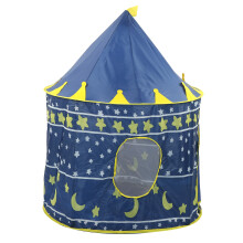 Children Play Tent Castle Princess Toy Indoor Outdoor Blue 105x135cm