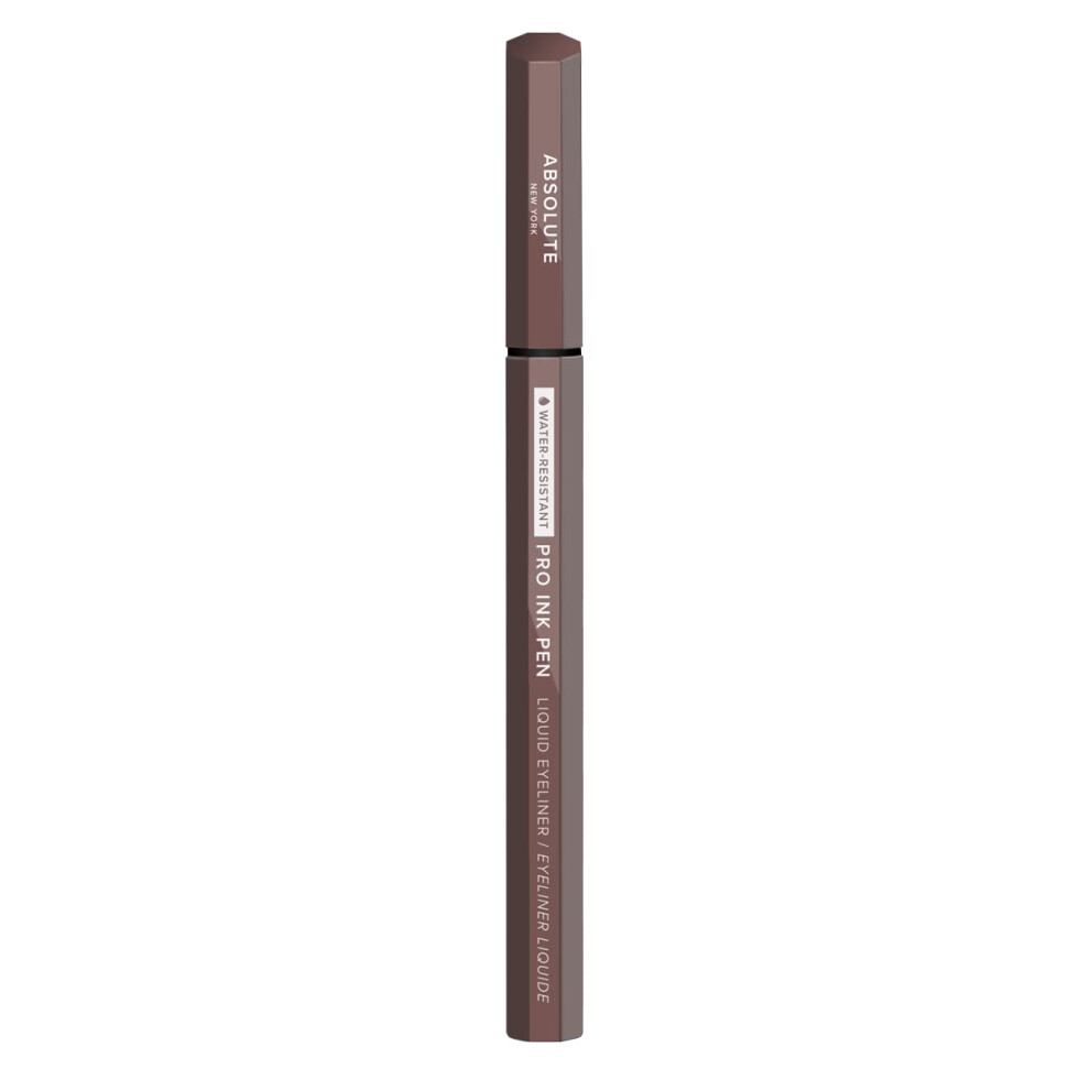 Absolute New York Pro Ink Eyeliner; Rich And Fluid Effortlessly Glides A Flake Smudge And Transfer-Resistant Vegan Formula (Meip03 Dark Brown)