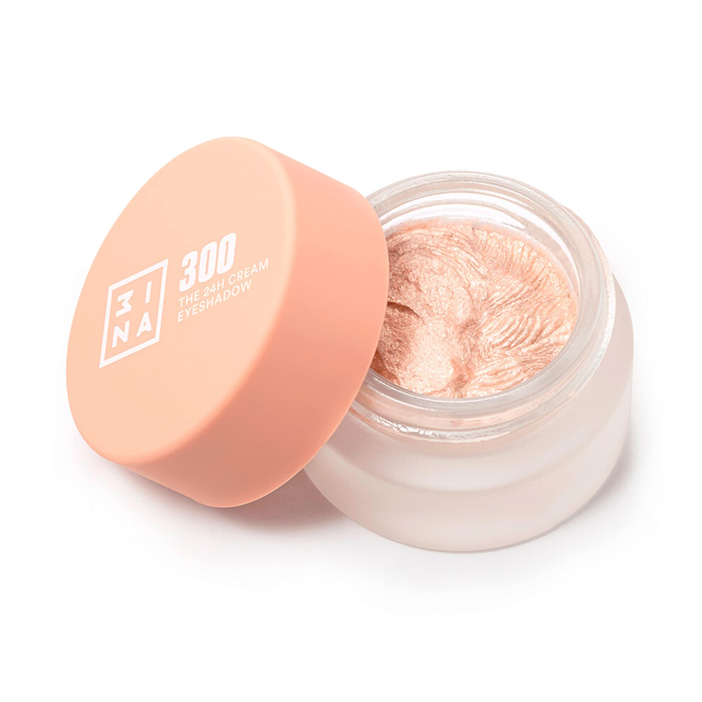 3Ina Pink,Cream The Cream Eyeshadow - 300 Champagne Pink Metallic By For Women - 0.10 Oz Eye Shadow