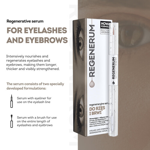 REGENERUM EYELASH & EYEBROW REGENERATING SERUM 4ML+ 7ML 2