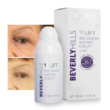 BEVERLY HILLS V-Lift Instant Eye Lift and Eye Tuck Bee Venom Serum for Treating Puffy Eyes, Dark Circles, and Wrinkles