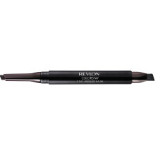 Revlon ColorStay 2-in-1 Hoekige Kajal Eyeliner, Waterproof Oogmake-up met Vervaagborstel voor Rookogen, Fig (102), 0.01 oz