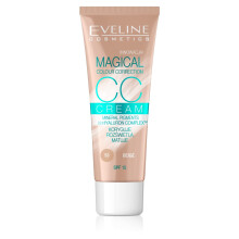 Fond de teint - Eveline Cosmetics - CC Beige NR 53 - 30 ml - Fluide Visage - Tous types de peau