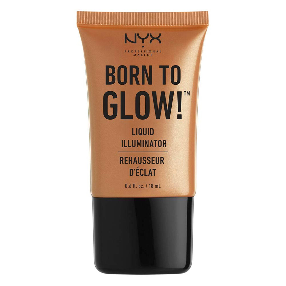 Born to Glow Liquid Illuminator, Liquid Shimmer Makeup, Highlighter, Foundation Base, Vegan Formula, Shade: Gleam-image-OPC-PDT97KC-NEW
