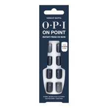 OPI, Pe punct, Manicură instantă cu aplicare, Lungime scurtă, Midnight Mantra, 27 Kit de piese