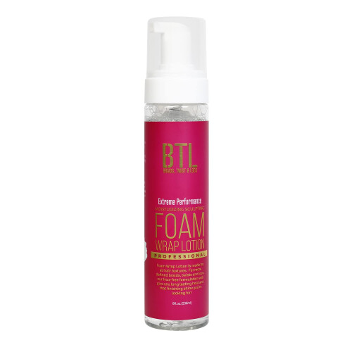 VANESSA BTL Professional Moisture Sculpting Foam Wrap Lotion Supreme Performance (vaaleanpunainen pullo)