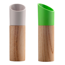 Râșniță manuală Nordic Design Heritage, design manual creativ cu grosime de măcinare reglabilă, compatibilă cu sare de Himalaya, piper negru