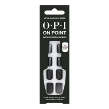 OPI, Na Miesto, Instant Press-On Mani, Krátky Dĺžka, Little Black Onyx Dress, 27 Kĺzňov