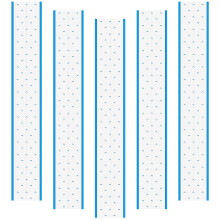 Joez Fantastico Nastro per Parrucche Double-Sided con Foro, Nastro Impermeabile per Parrucche in Lattice