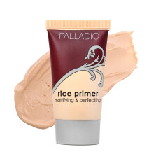 Rice Primer, Formulated with Natural Rice, Controls Oil on Your Skin and Locks in Makeup, Lightweight with a Smooth Matte Finish, Reduces Facial Shine