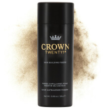 CROWN Fibre per la costruzione dei capelli (28 g) - Copre istantaneamente i capelli fini e diradati per un aspetto pi? spesso e pieno - Un corret