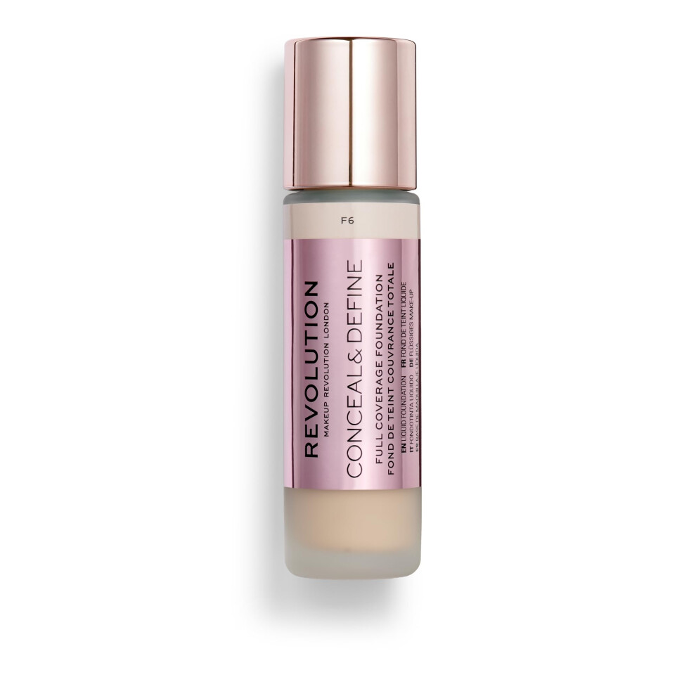 Revolution Beauty London, Conceal and Define, Foundation, F6, 23ml - Image 5