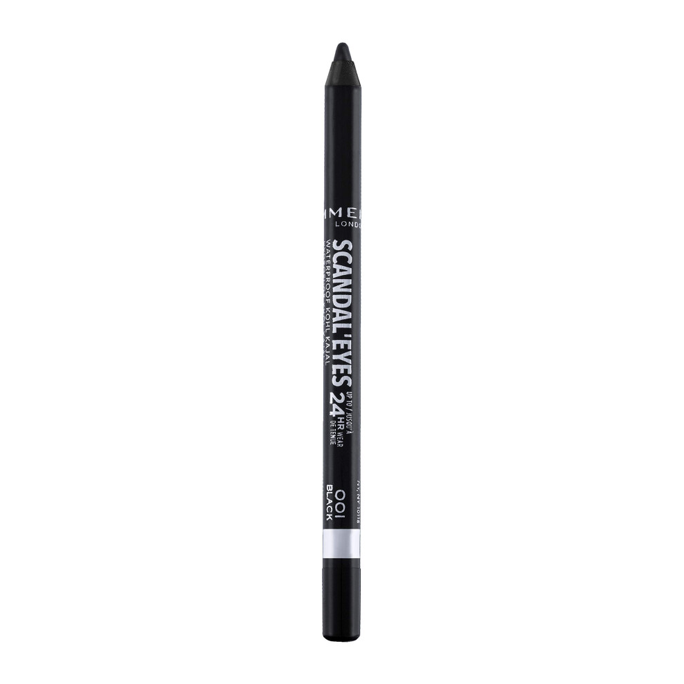 Rimmel London Scandaleyes Waterproof Gel Pencil Eyeliner Long-Wearing Ultra-Smooth Smudge-Proof 001 Black 0.04oz-image-OPC-PF7S6HJ-NEW