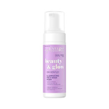 EVELINE COSMETICS Beauty & Glow Stralend gezichtsreinigingsschuim met Neroli Water Lime Prebiotica & Probiotica - 150ml