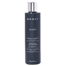 MONAT Black Shampoo + Conditioner - 2-in-1 Formel für optimale Haarpflege in einem Schritt