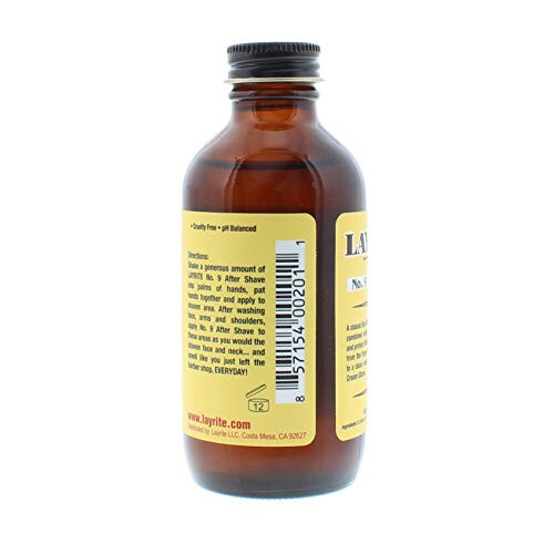 Layrite No.9 Aftershave, 4 oz 1