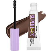 Maybelline Super Lock Brow Lim Eyebrow Gel Letv?gts og vandt?t tonet bryngel til op til 24 timers hold Dyb brun 1 t?lling