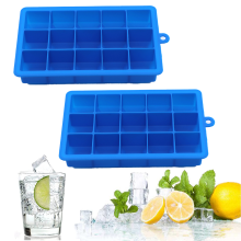 Eiswürfelformen, BPA-frei, mit dicht schließendem und abnehmbarem Deckel zum Kühlen von Cocktails, Eiskaffee und mehr, flexibles Eis für