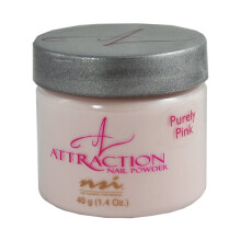 Polvere per unghie NSI attrazione - Puramente rosa - 1,42 once / 40 g