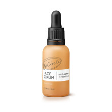 Organic Face Serum With Coffee Oil 30ml - Natural Hydrating Facial Oil - Vitamin C, Rosehip Oil Fades Dark Spots + Sea