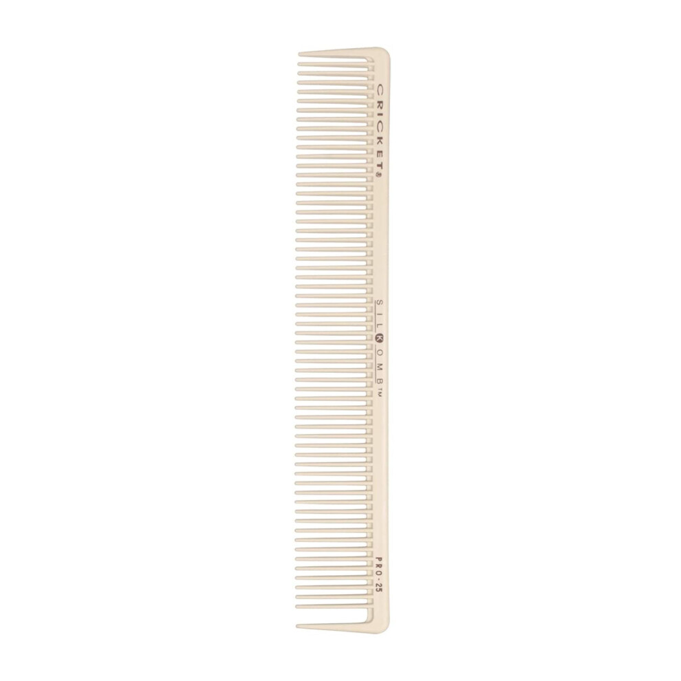 Cricket Unisex Silkomb Pro-25 Multi Purpose Hair Comb Professional Stylist Barber Combs For Hair Cutting Color Detangling Styling All Hair Types