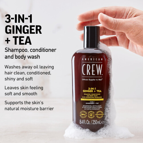 American Crew American Crew 3-In-1 Ginger + Tea 450ml 2