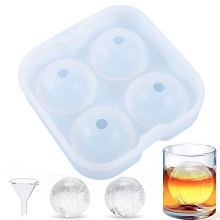 Unik whisky-isballform, saktesmeltende is til drikkevarene dine, forbedrer drikkeopplevelsen med store sfæriske isballer, ideell for whisky highball