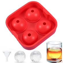 Forbedre drikkeopplevelsen med saktesmeltende is, unik isformdesign inkludert klart individuelt lokk, lag store sfæriske isballer for whiskyhøyde