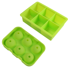 Formas de gelo de silicone sem BPA, com design antiaderente para coquetéis e uísque, empilháveis e flexíveis, ideais para bares domésticos e