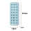 Forma de silicone antiaderente para cubos de gelo, fundo flexível com fácil remoção, formatos de coração, lua e estrela, material de qualidade 2