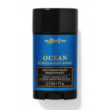 Bath & Body Works Deodorante antitraspirante Ocean - Stick da uomo da 7 oz - Vetiver blu cipresso fresco e aria costiera Protezione 24 ore