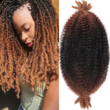 8 pakkausta joustavat Afro Twist -hiukset, 3-svyiset Marley Twist -punotut hiukset, 8 tuuman Kinky Twist -hiukset, lyhyet Marley-hiukset kreilevt